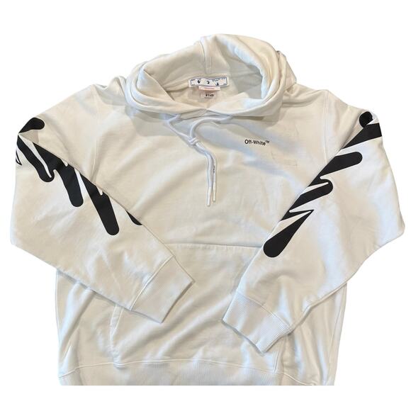 Off-White Other - Off White Wave Diag Slim Pullover Hoodie *NEW WITH TAGS*SIZE L